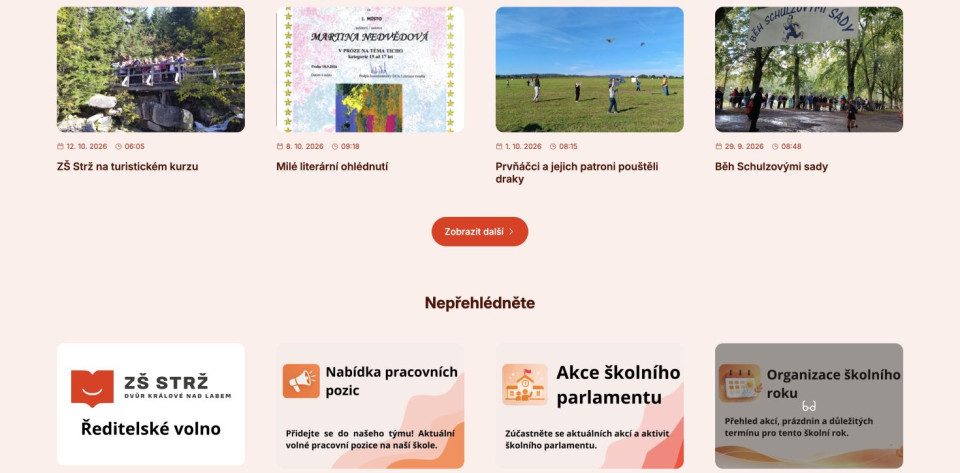 Aktuality a důležitá oznámení