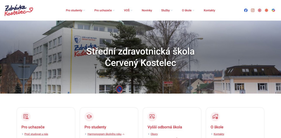 SZŠ a VOŠ Červený Kostelec