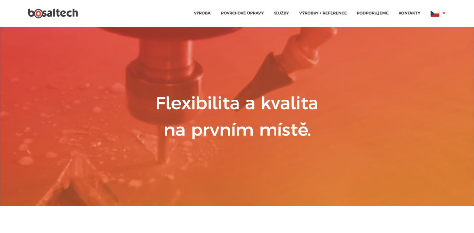 Přehledná prezentace výroby a služeb BOSALTECH