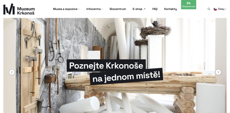 Designová prezentace Muzea Krkonoš ve Vrchlabí
